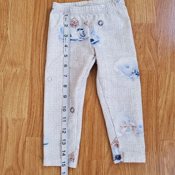 Lapin House Blue Rose Velvet Top & Leggings Set size 2 - Picture 13 of 14